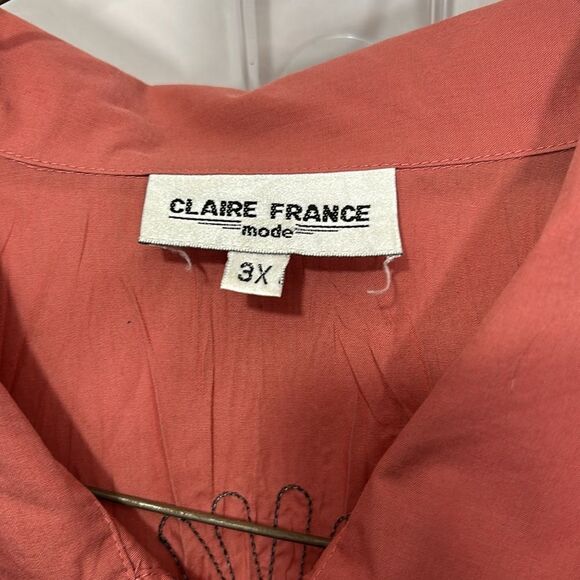 Claire France floral pink blouse - Picture 3 of 5
